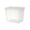 contenedor de plástico transparente 21 x 17 cm hema - HEMA México